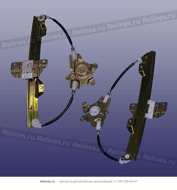 Glass regulator bracket-rr door RH - S18-6***40BD