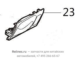 Mounting base FR door INR handle LH - 61055***V08B