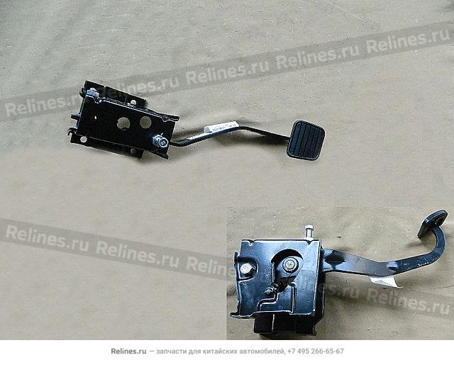 Clutch pedal assy(rhd) - 1602***P50