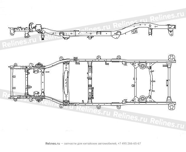 Frame weldment assy