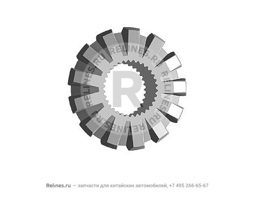 Шестерня дифференциала (КПП) (14 зубьев с наружней стороны, 25 с внутренней)