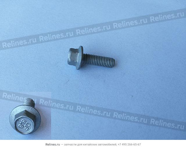 Болт M5X0,8X16 фланцевый - Q184***FDE