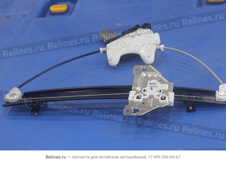 RF door glass regulator