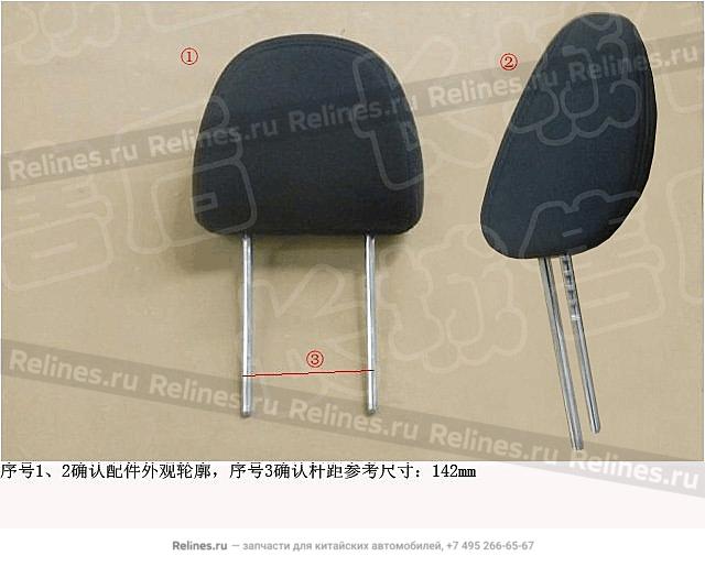 FR seat headrest assy - 680800***00A86