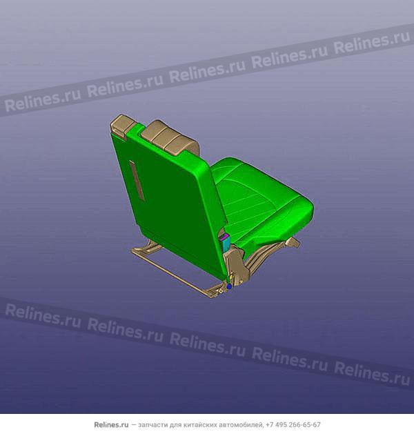 Сиденье левое третьего ряда с пряжкой T18FL3