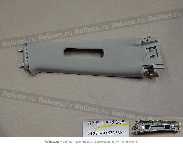 UPR guard plate assy b pillar RH - 540214***36A3Y