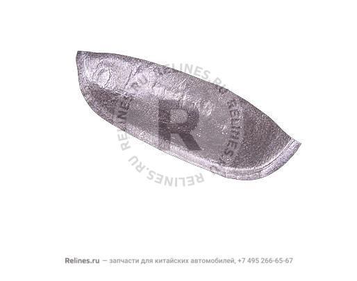 Carpet-rr wheel cover LH