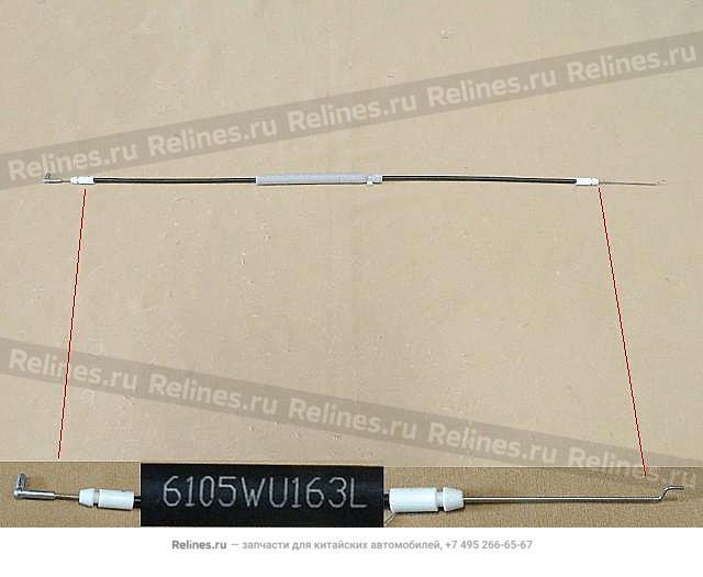 Front door cable assy LH - 61052***00XA