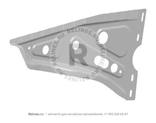 Усилитель арки крыла правый
