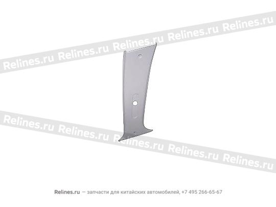 Trim board - b pillar RH UPR