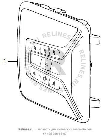 Светильник потолочный в сборе