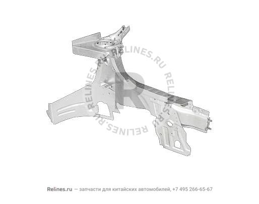 Брызговик лонжерона правый