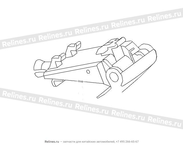 Handle assy-engine hood - 53062***08-D4