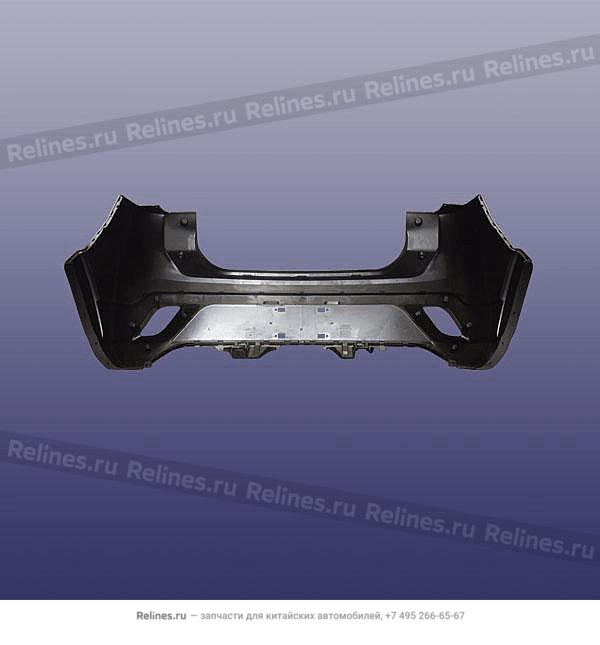 Задний бампер без отв. под камеру и парктроник - J69-2***15-DQ