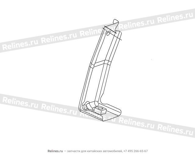 Mid brkt weldment-fr bumper LH - 28035***24AB