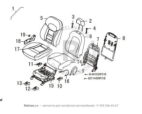 FR seat - 690007***08A86