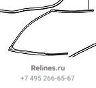 Рамка стекла двери передней правой