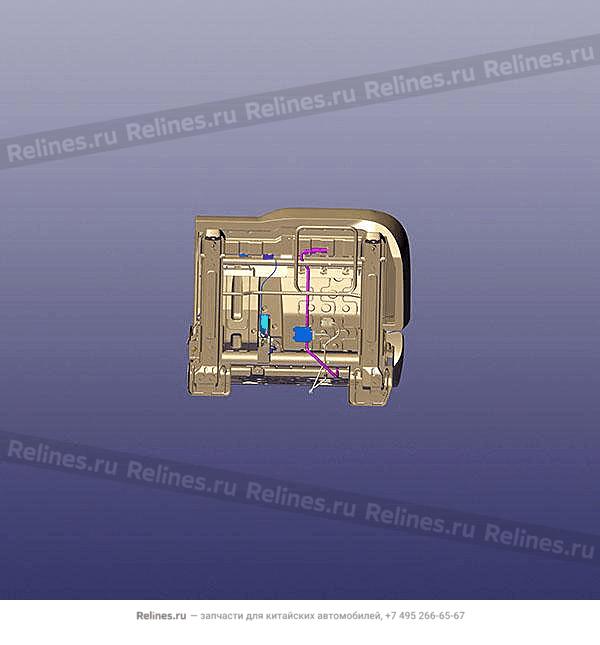 Ремень безопасности левого сидения 2-го ряда T18FL3 - 40200***AAABN