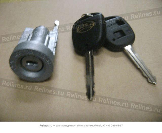 Lock cylinder assembly,ignition switch