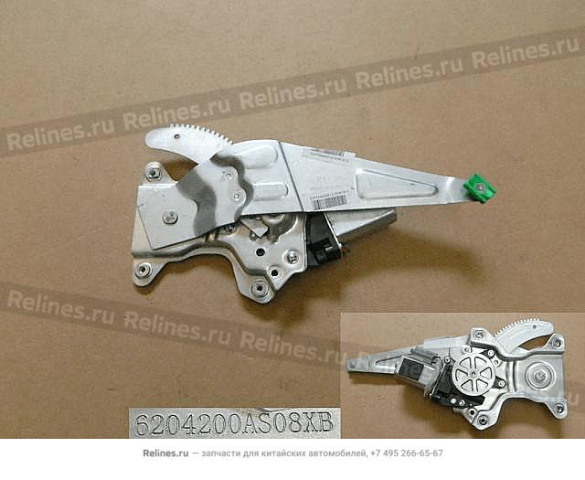 Glass regulator assy RR door RH - 62042***08XB