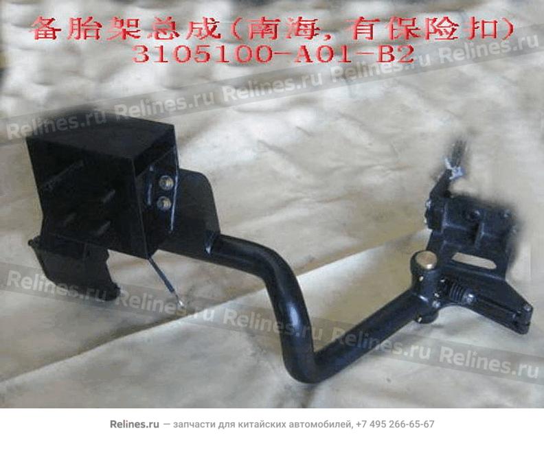 Spare tire carrier assy