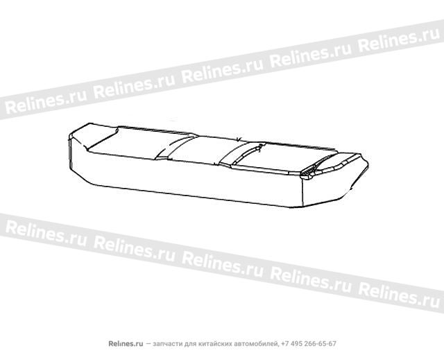 RR seat cushion foam assy - 7053***P00