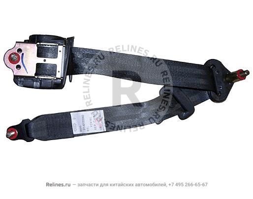 Safty belt assy - RR seat LH