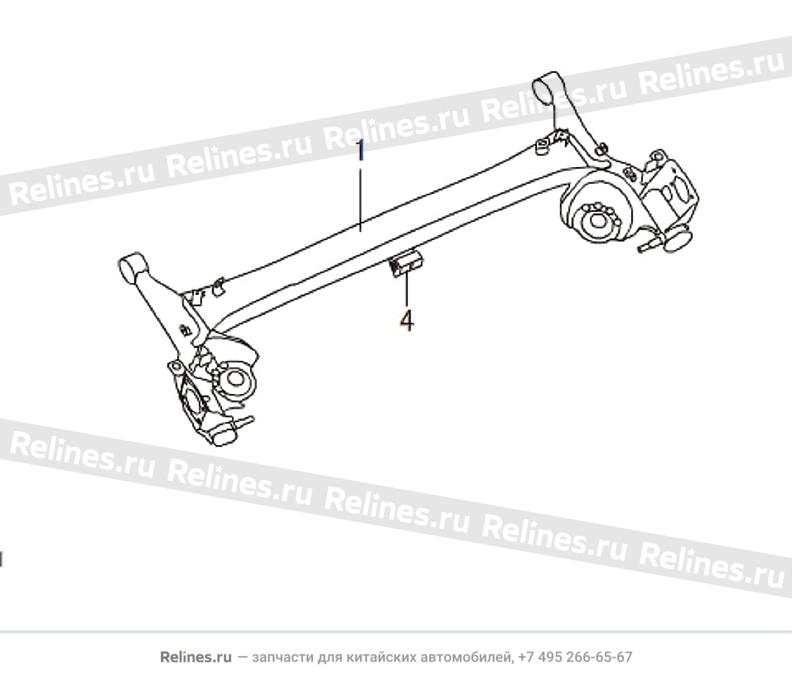 RR torsion beam&trailing arm sleeve