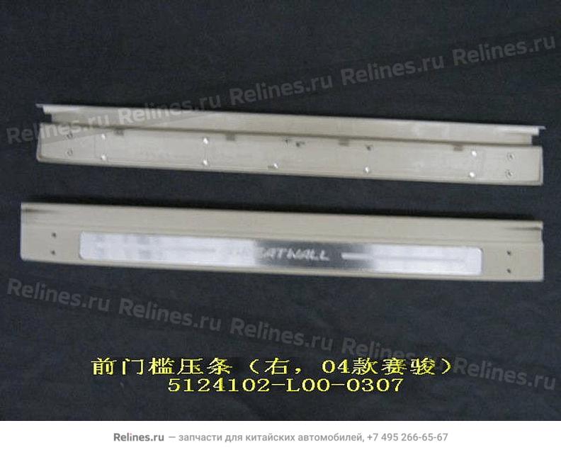 Clamp bar-fr doorsill RH(04)