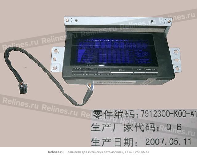 Integrated display screen