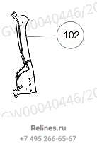 Суппорт заднего левого фонаря