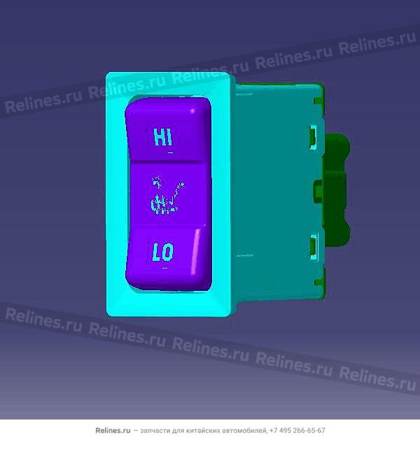 Heating switch-seat RH