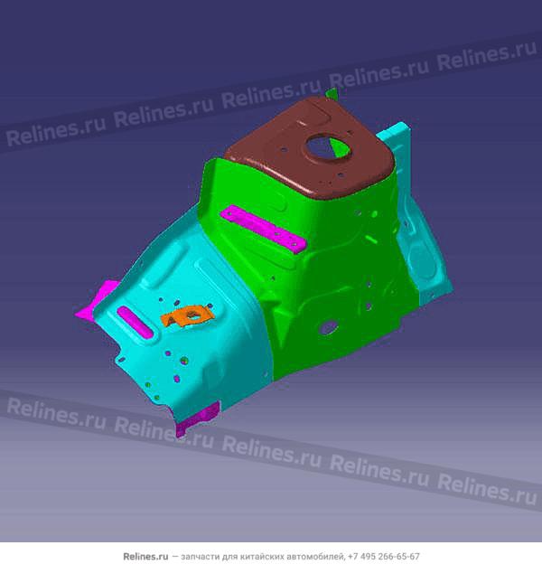 Передняя колесная арка правая T15/J68/T18/T19/T1A/T1E/T1D/T19/T1C