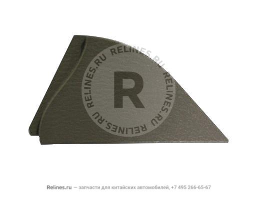 Triangle corner-rr view mirror RH otr