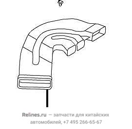 RR LWR air duct RH - 81230***W09A