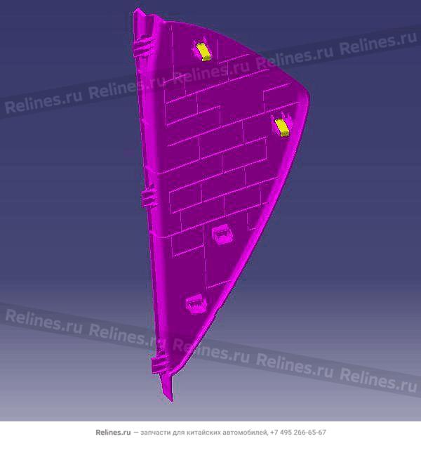 Cvr assy inst pnl RH