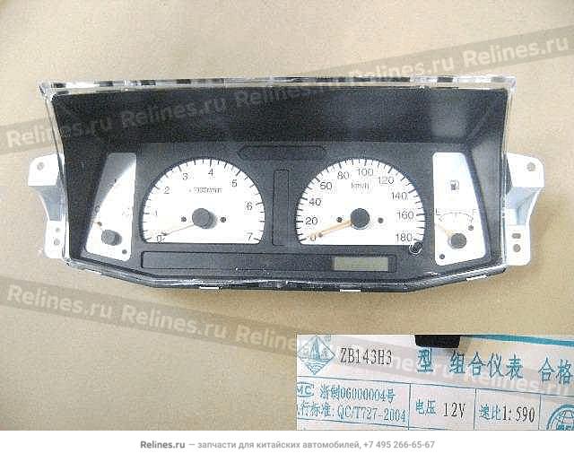 Combination instrument assy(ZB143H3 LCD) - 38201***00-E1