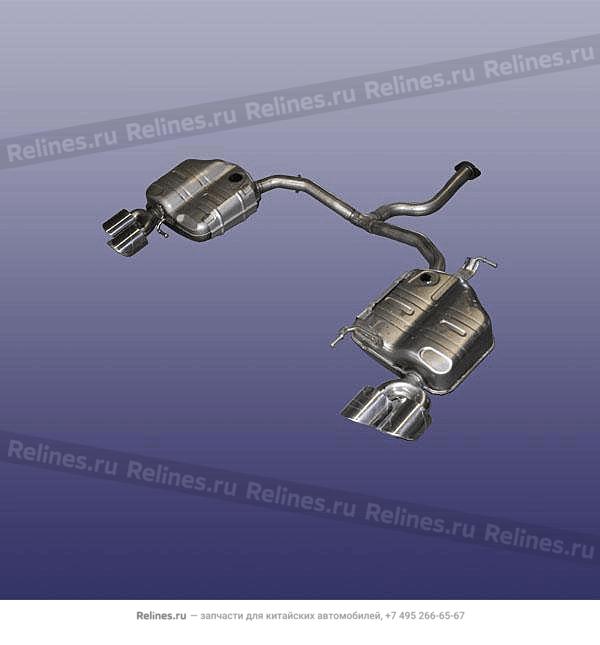 Глушитель задняя часть T1D - 1530***7AA