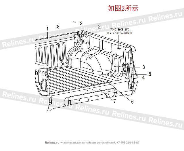 Side panel assy-cargo body RH - 85022***00XA