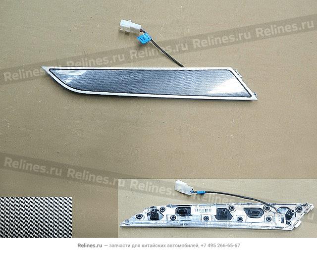 Trim plate-upr guard plate RR door RH - 62021***Y00B