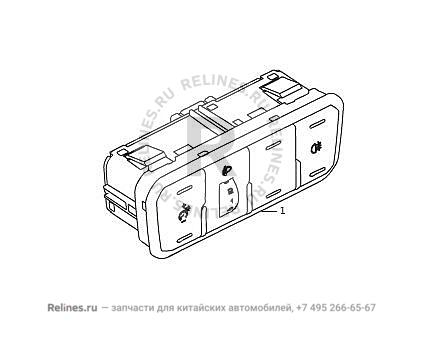 Кнопка регулировки света фар
