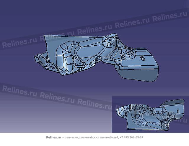 FR heat insulator no.2 RH