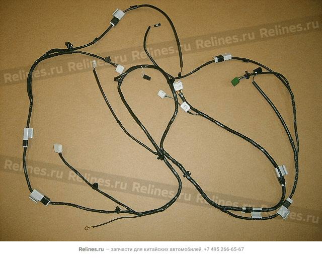 Passenger compartment wiring harness assembly