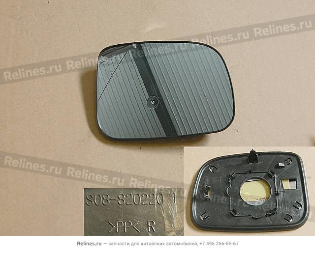 Mirror glass assy-door mirror RH - 82021***56XA