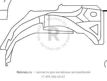 Арка колёсная задняя правая