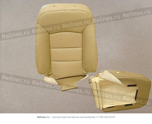 Assist driver backrest assy (beige-pu) - 690510***0XA3S