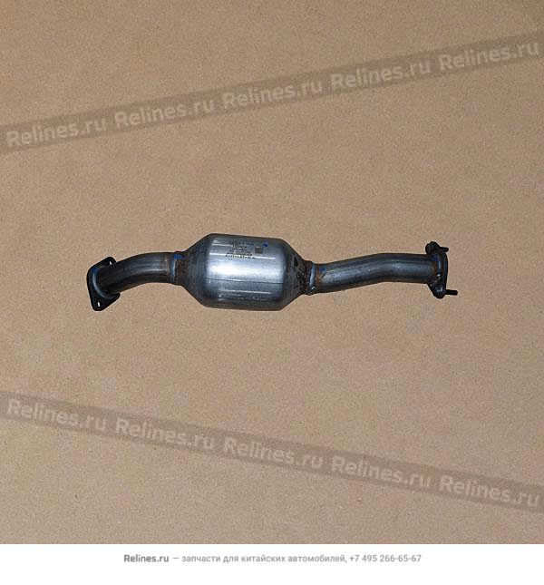 Main-catalytic converter assembly