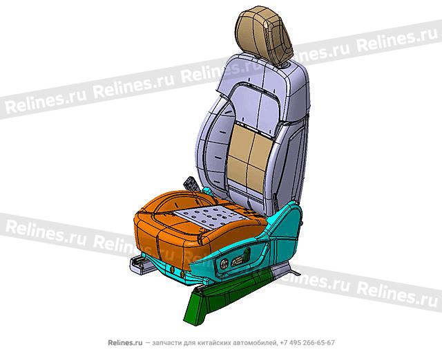 FR seat assy LH - 680020***09A86