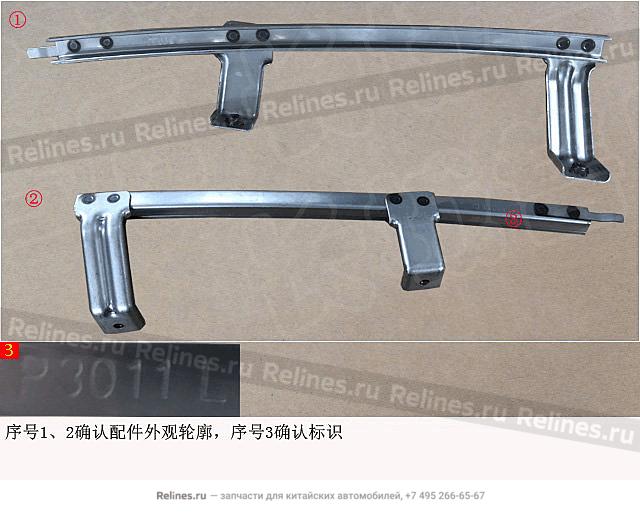 Направляющая стекла задней левой двери - 62011***W01A