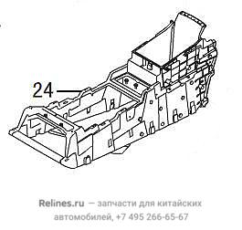 Secondary inst panel frame